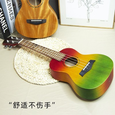 23寸尤克里里批发ukulele儿童乌克丽丽小吉他高级感全单 尤克里里图2