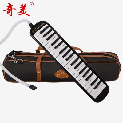 奇美黑霸王口风琴37键32键学生用教学儿童初学者专业演奏级口风琴图5
