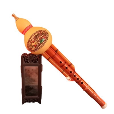 精选品相好凤尾竹双音天然葫芦丝学生C调成人降B调奇缘牌初学乐器图5