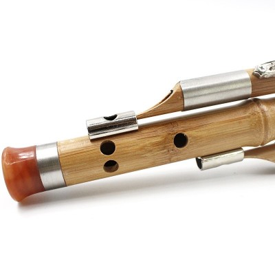 厂家直销！金丝楠竹葫芦丝7孔 专业演奏乐器带盒 C/降b/D/G/F零售图4