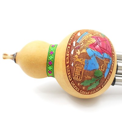 厂家直销！金丝楠竹葫芦丝7孔 专业演奏乐器带盒 C/降b/D/G/F零售图2