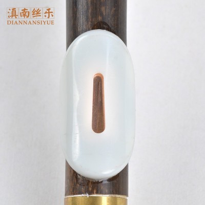 长期供应 精品演奏横吹 两节白铜双插口横吹紫竹F调G调巴乌图3