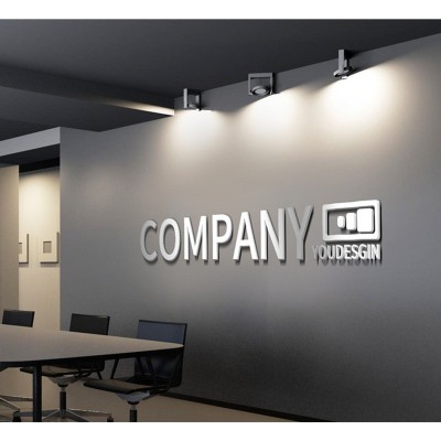 厂家亚克力水晶字PVC字公司文化墙前台门头发光字招牌广告牌制作图2