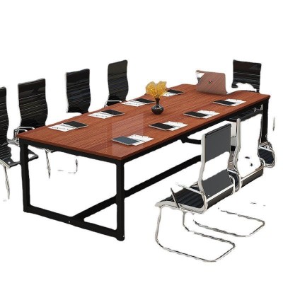 会议桌长桌现代办公桌简易电脑桌长方形桌洽谈桌长条桌简约 培训桌图4