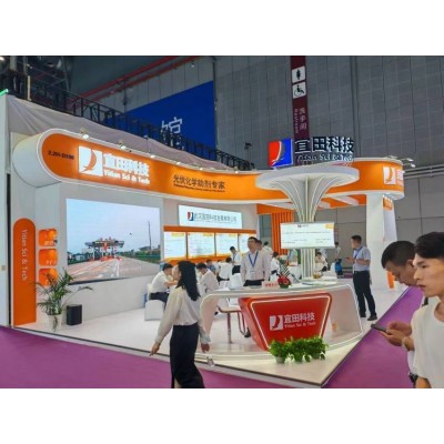 储能展上海SNEC ES储能电池展展台搭建，设计N对1服务，简洁科技图5