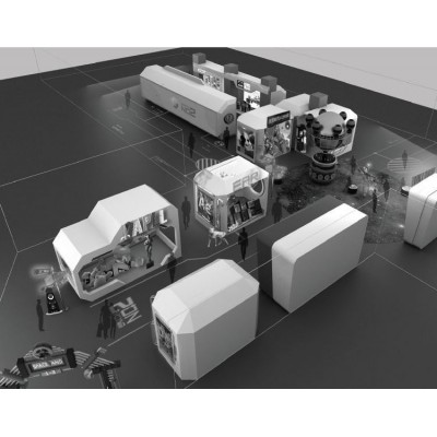 商业街区主题打造 七彩ME TOWN“地球二号”主题街区策划设计施工图5