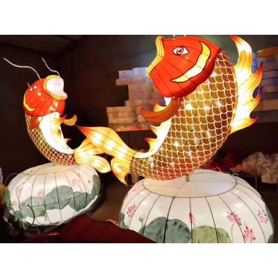 春节彩灯-锦鲤彩灯造型图2