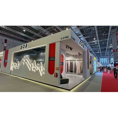 AQA-上海家纺展-展台设计搭建-易采展览公司图2