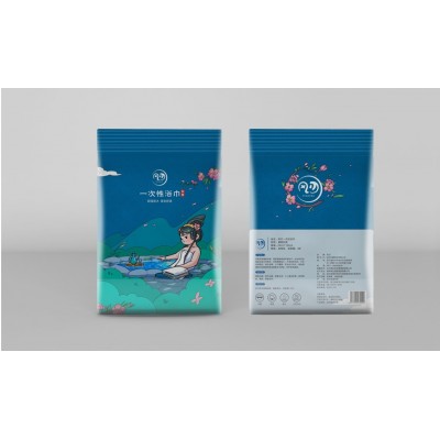 “风刃”牌浴巾包装
