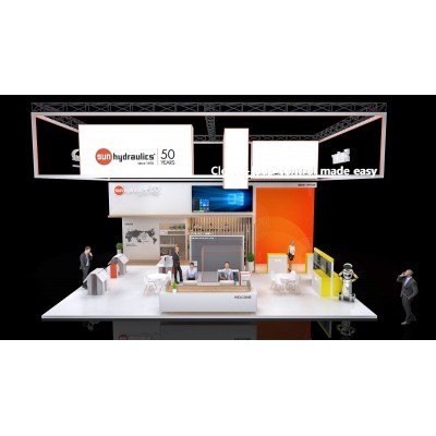 太阳液压公司宝马展台设计图3