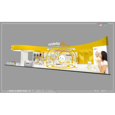 美德乐—2021年CBME展台设计搭建案例图2