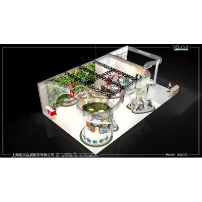 小小恐龙—2021年CBME展台设计搭建案例图3