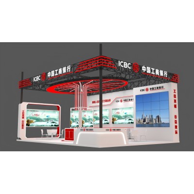 第六届河南省教育装备博览会工行搭建项目完美交工图2