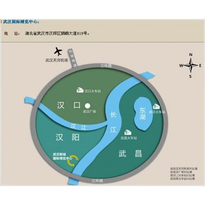 武汉国际博览中心地图