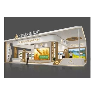 135平方展台设计效果图-S