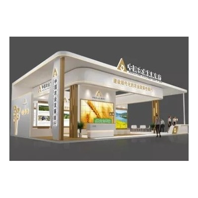 135平方展台设计效果图-N