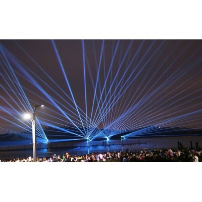 江苏省南京市人工湖户外激光秀图5