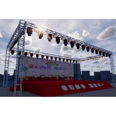 江西南昌搭建桁架舞台：7月样版-1图5