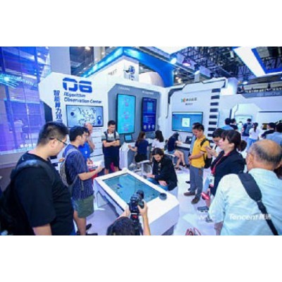 2019年世界人工智能大会-腾讯展台图3