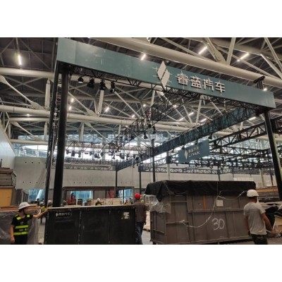 2023年广州车展睿蓝展位安装现场