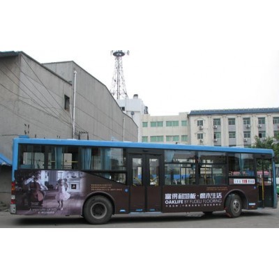 合肥公交车身广告富得利地板图3