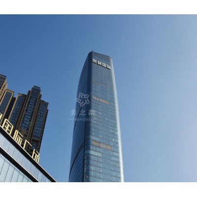 保利国际幕墙发光字制作安装图5