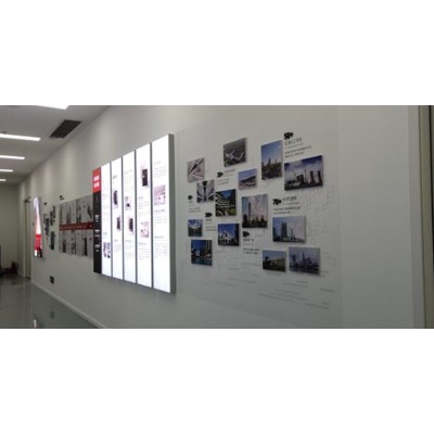 电子公司会客室文化墙图3