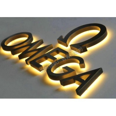 金属立体背发光字图3