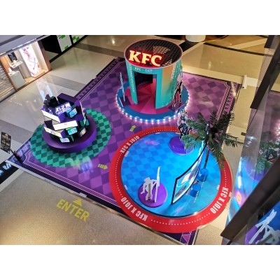 KFCXJOJO商场美陈装置