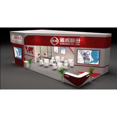 成都通威农博会活动现场展览展示展台设计图4