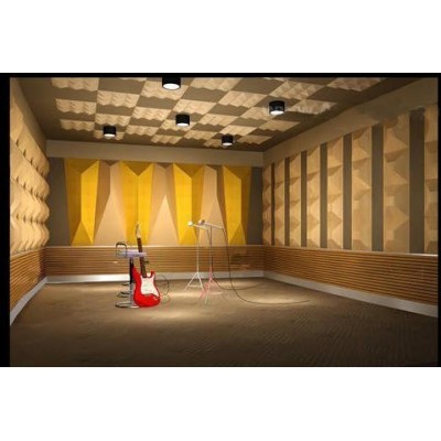 武汉传媒学院礼堂、演播厅、录音棚建筑声学装修设计及施工图4