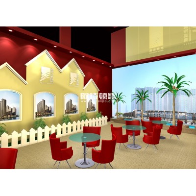 展台搭建-无锡润泽置业集团有限公司-上海房产展搭建