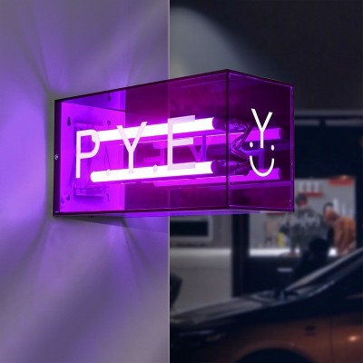 网红LED亚克力灯箱咖啡店ins门头招牌发光字广告牌霓虹灯管彩色图4