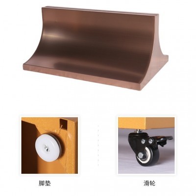 定制玻璃立牌丽屏展架落地式商场售楼处展厅广告牌不锈钢指示牌图2