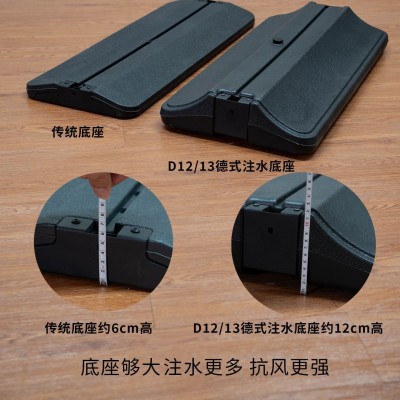 户外注水丽屏展架广告立牌广告架立式落地式海报架双面kt板展示架图4