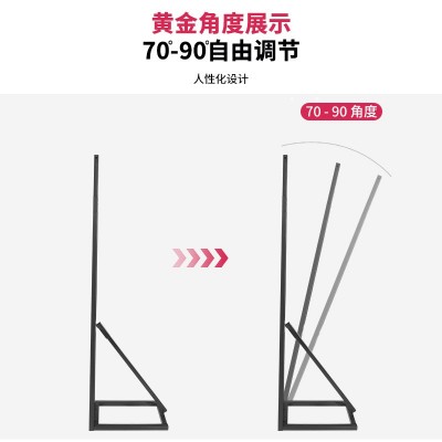 广告牌1.5*2.9活动展会KT板支架注水海报架落地防风人形立牌直销图5