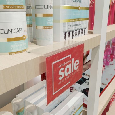 价格牌透明展示标志超市标牌直角价格商品货架促销L型加厚标签牌图3