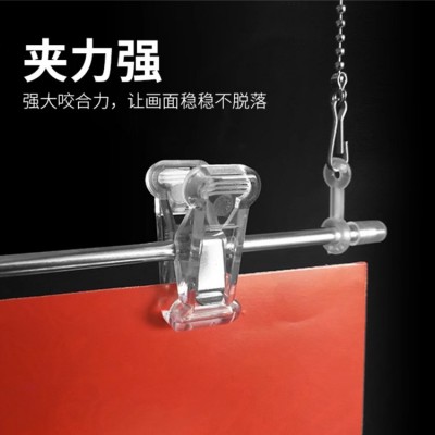 不锈钢吊旗杆 商场促销活动吊旗悬挂杆吊旗杆三件套海报杆批发图3