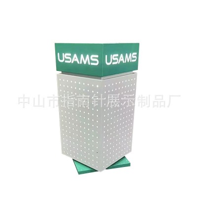 手机配件桌面旋转展示架 旋转展架手机配件展台源头厂家定制图4