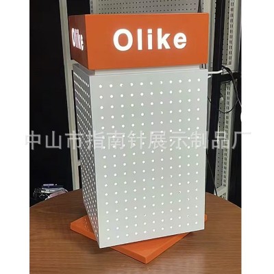手机配件桌面旋转展示架 旋转展架手机配件展台源头厂家定制图2