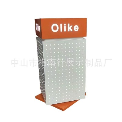 手机配件桌面旋转展示架 旋转展架手机配件展台源头厂家定制