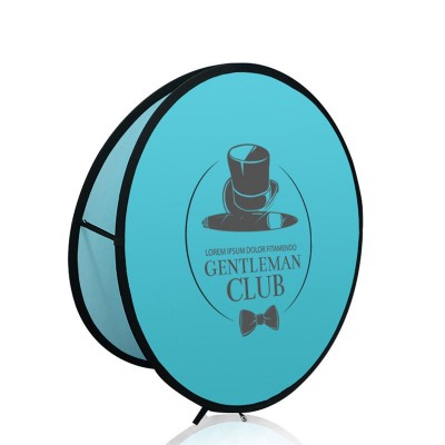 a字板户外活动宣传折叠A屏展架彩色旗帜横式双面屏广告展示架设计图5