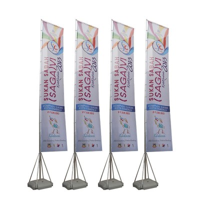 户外注水旗杆5米7米加厚底座厂家批发广告旗帜羽毛伸缩道旗可批发图5