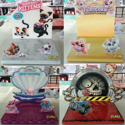 蓝牙录音笔手机手表桌面带屏亚克力展示架可播放LEDL型陈 列展示台图4