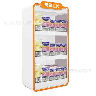 雾化器亚克力展示架烟弹烟杆口含烟雪茄LED发光陈列展示道具展柜图5