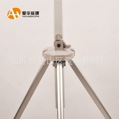 可调全铝美式X展架海报架广告架易拉宝室内铝合金广告展架 易拆装图4