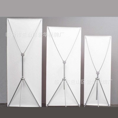 全铝美式X展架海报架广告架易拉宝 婚礼婚庆迎宾铝合金广告展示架图4