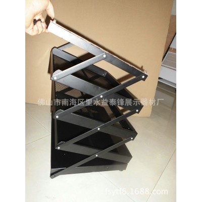 可移动报刊资料架 文件落地资料架 立式折叠资料架定 做图3