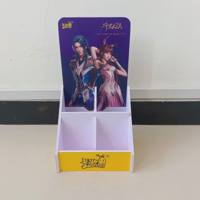 游戏卡片展示架 贺卡红包摆放架 礼品卡包陈列架 收纳货架图3