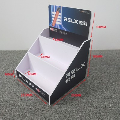 设计雪弗板展示架电子雾化器展架斜面展示架烟杆烟弹试抽台图4